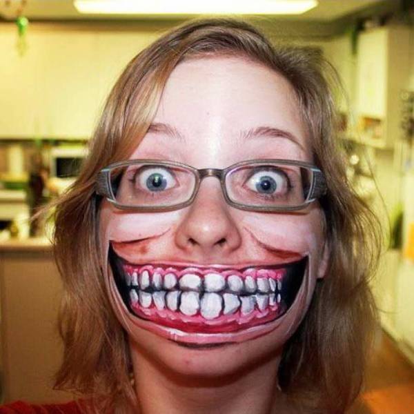 funny face paint