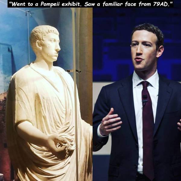 statue - "Went to a Pompeii exhibit. Saw a familiar face from 79AD."