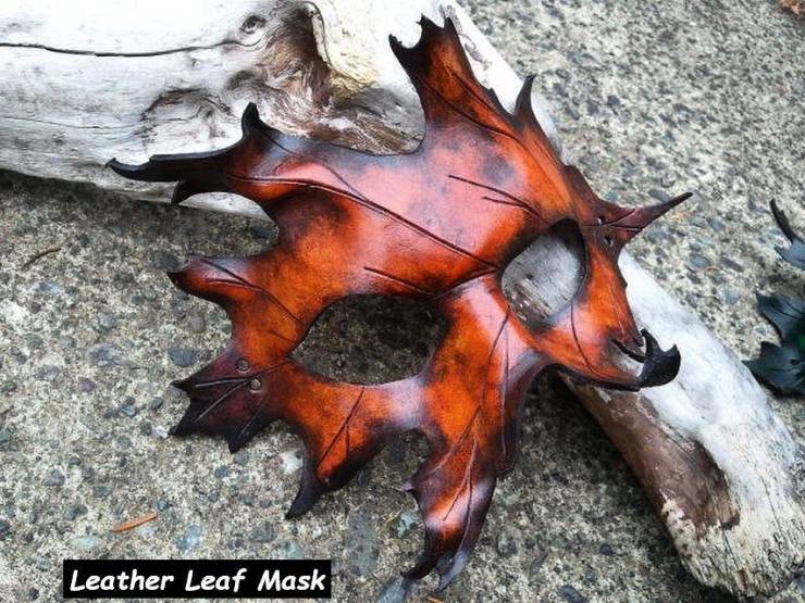 Mask - Leather Leaf Mask