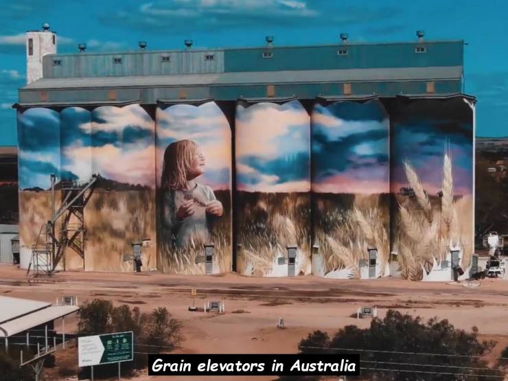 landmark - Grain elevators in Australia