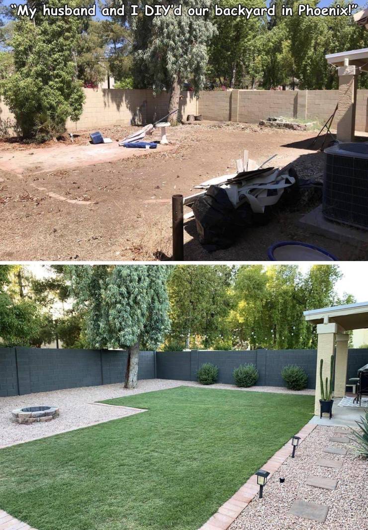 yard - "My husband and I Diy'd our backyard in Phoenix!"
