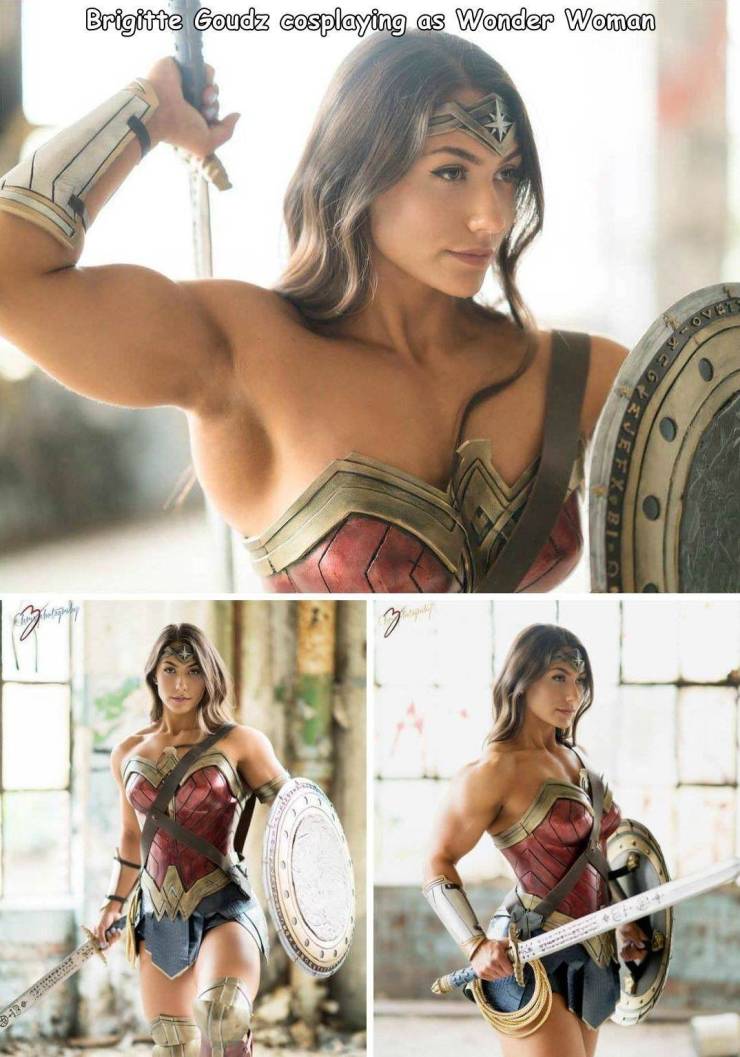 wonder woman best cosplay - Brigitte Goudz cosplaying as Wonder Woman Efx 13 Re