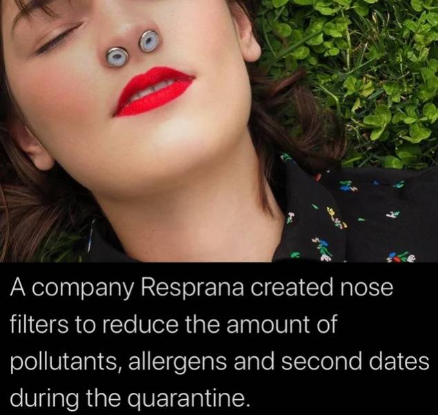 nose filters for covid - A company Resprana created nose filters to reduce the amount of pollutants, allergens and second dates during the quarantine.