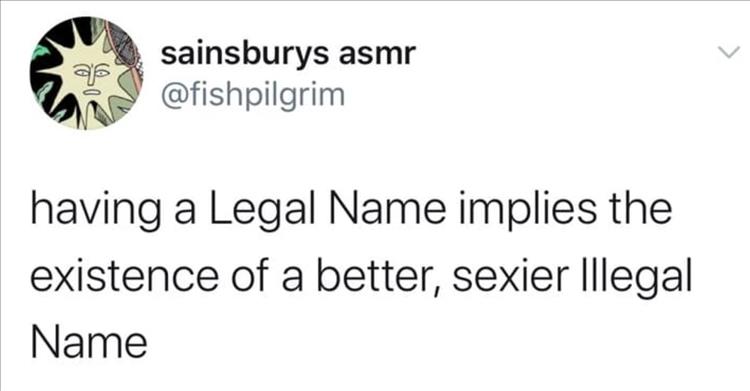 teacher tweet to kill kavanaugh - L as sainsburys asmr having a Legal Name implies the existence of a better, sexier Illegal Name