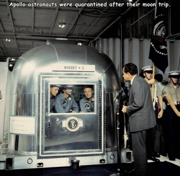 lunar receiving laboratory - Apollo astronauts were quarantined after their moon trip. Hornet 3