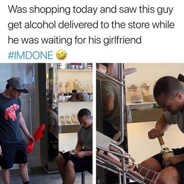 musical instrument - Was shopping today and saw this guy get alcohol delivered to the store while he was waiting for his girlfriend Drizly