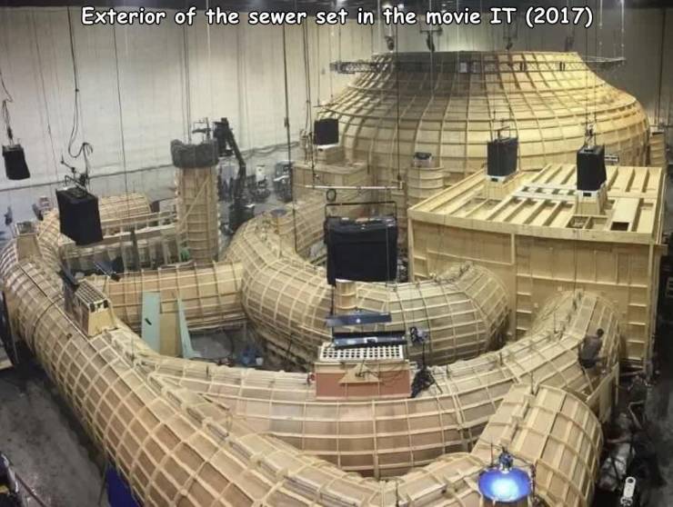 Exterior of the sewer set in the movie It 2017
