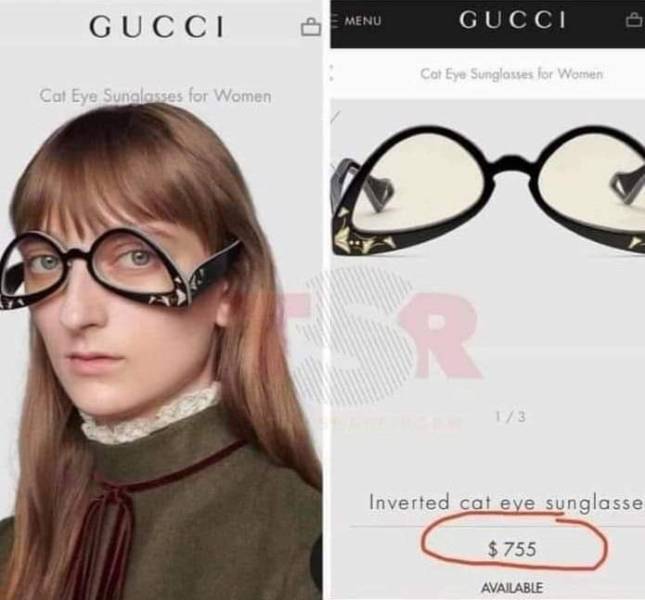 gucci inverted cat eye sunglasses - Gucci Menu Gucci Cat Eye Sunglasses for Women Cat Eye Sunglasses for Women R 3 Inverted cat eye sunglasse $ 755 Available