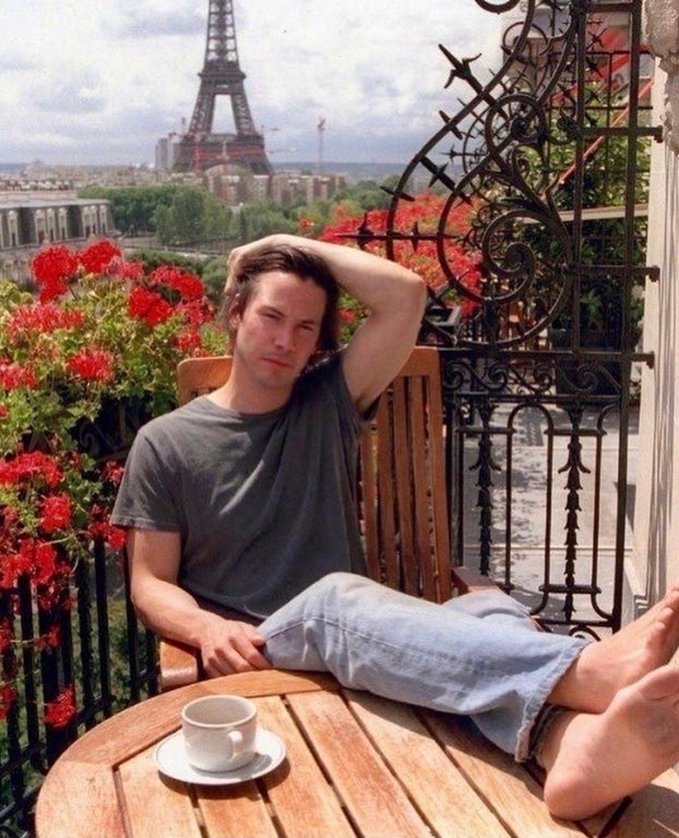 keanu reeves in paris 2003