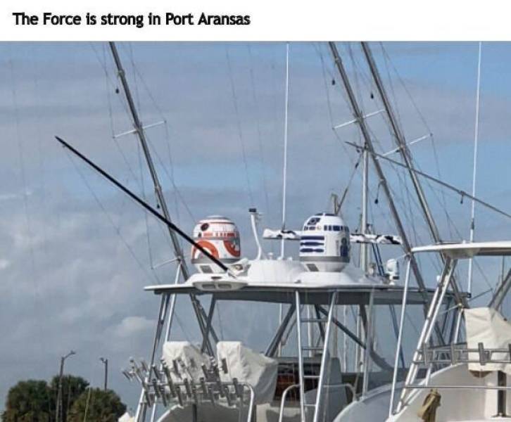 mast - The Force is strong in Port Aransas