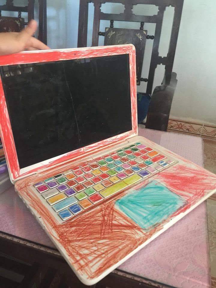 don t let your child use your laptop