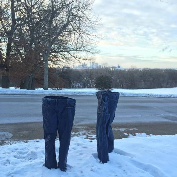 frozen pants