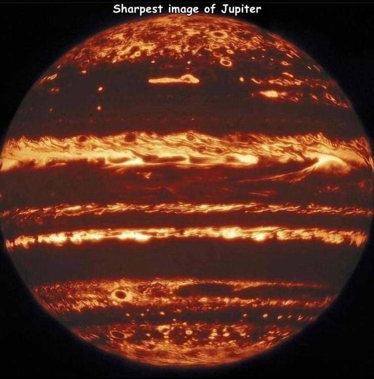 real photos of jupiter - Sharpest image of Jupiter