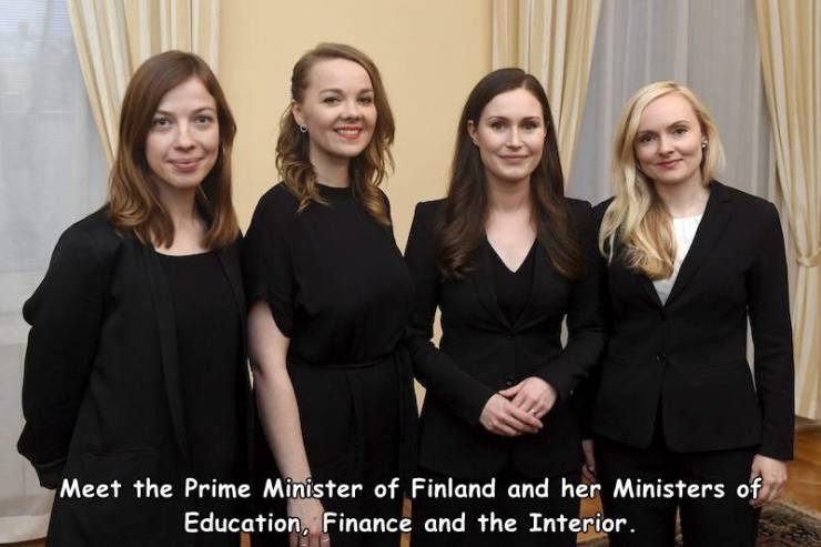 sanna marin - Meet the Prime Minister of Finland and her Ministers of Education, Finance and the Interior.