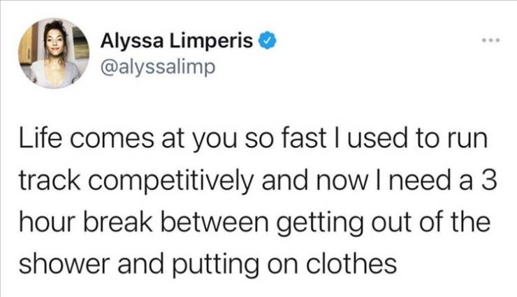 tweet donald trump hurricane - Alyssa Limperis Life comes at you so fast I used to run track competitively and now I need a 3 hour break between getting out of the shower and putting on clothes