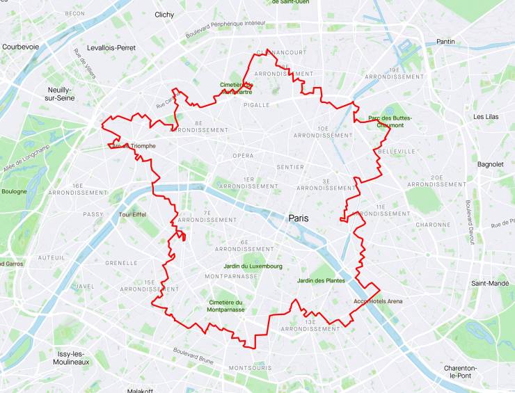 "Tour de France without leaving Paris (by Pierre Breteau @pierrebrt)"