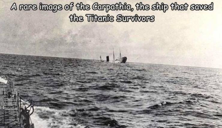 sea - A rare image of the Carpathia, the ship that saved the Titanic Survivors