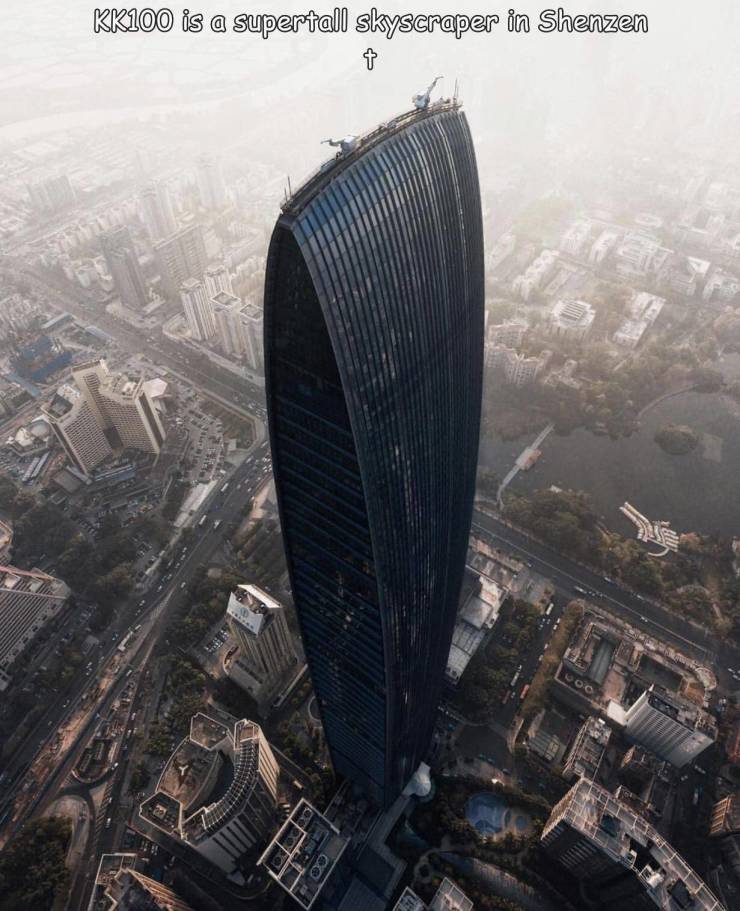 random pics and cool photos - skyscraper - KK100 is a supertall skyscraper in Shenzen t Et Woo