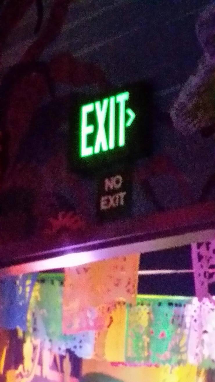 funny pics and memes - neon - Exit No Ext