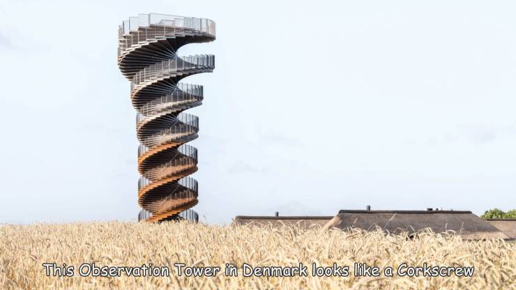 marsk tower big - This Observation Tower in Denmark looks a Corkscrew