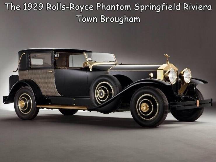 rolls royce phantom 1929 - The 1929 RollsRoyce Phantom Springfield Riviera Town Brougham