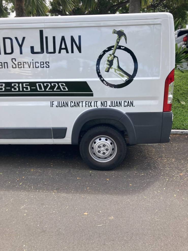 commercial vehicle - Dy Juan an Services 33150226 If Juan Can'T Fix It, No Juan Can.
