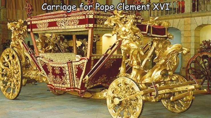 pope clement xi carriage - Carriage for Pope Clement Xvi Did way Se