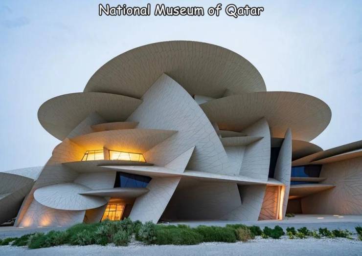 contemporary buildings - National Museum of Qatar