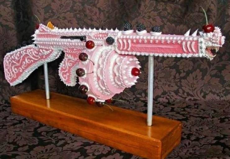 cake gun - then