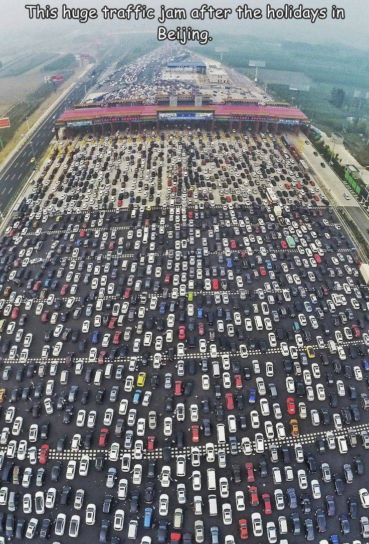 china longest traffic jam