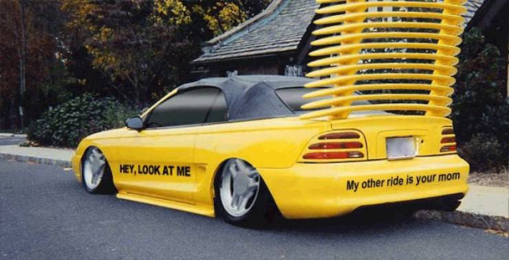 ricer car - Rol Hey, Look At Me My other ride is your mom