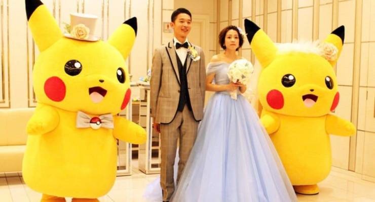 pikachu themed wedding