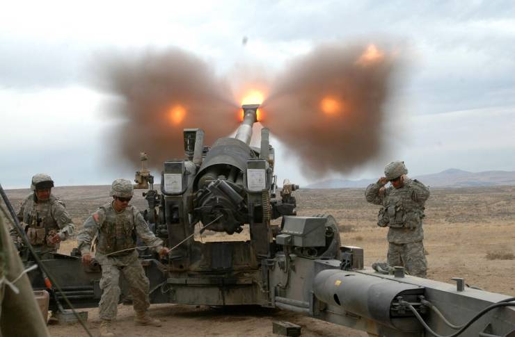 funny photos - army artillery