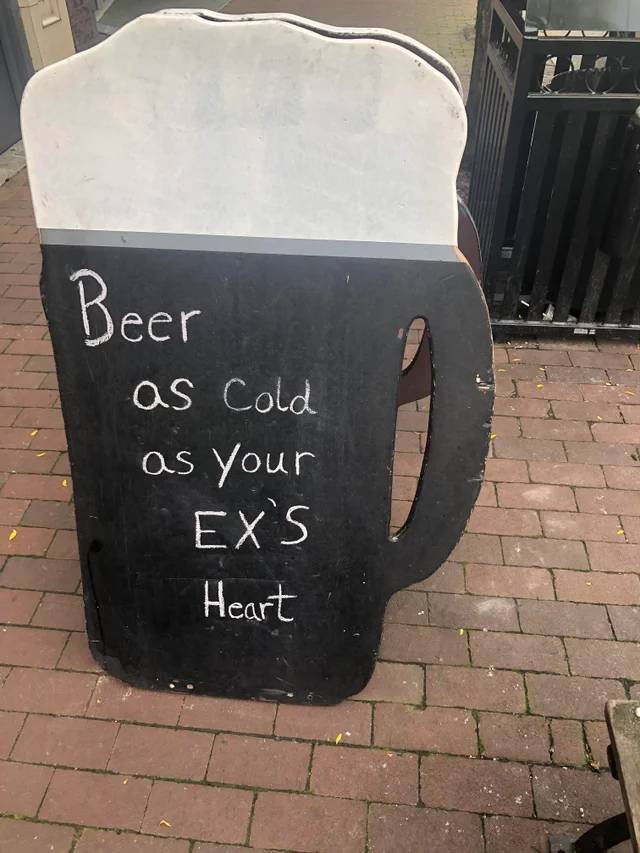 fun randomsBeer as Cold as your Ex'S Heart