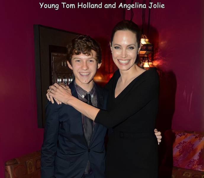 tom holland angelina jolie - Young Tom Holland and Angelina Jolie