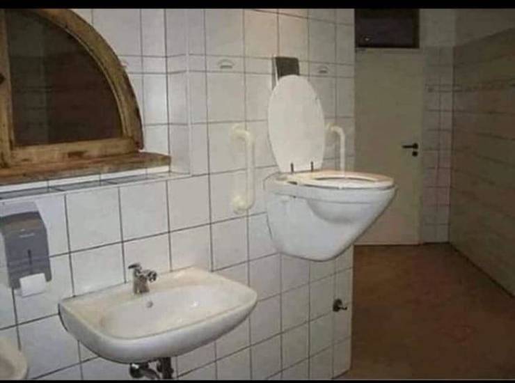 toilets in weird places - T