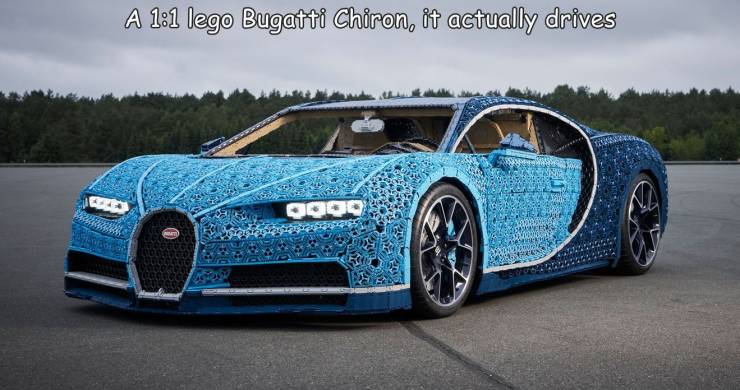 cool images, fun randoms - lego bugatti chiron real size - A lego Bugatti Chiron, it actually drives Er . Banner Ren