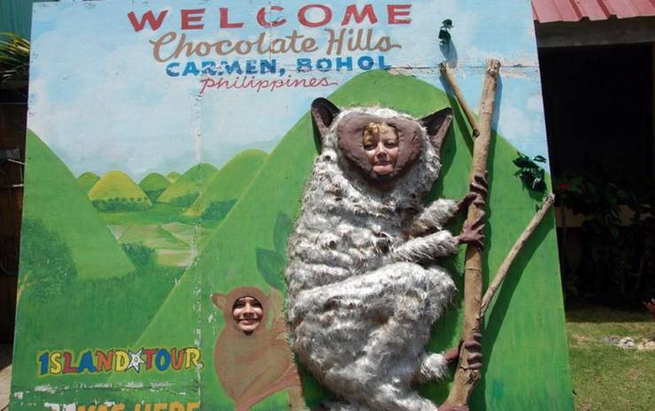 fauna - Welcome Chocolate Hillon Carmen, Bohol philippines Island Tour