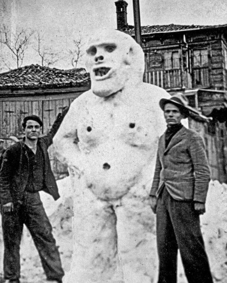 turkish snowman 1929