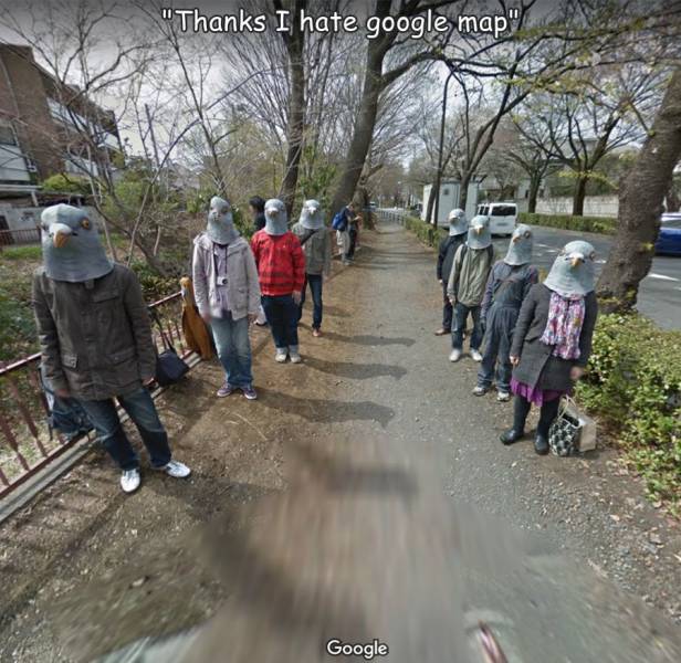 fun pics - cool images - weird things on google earth - "Thanks I hate google map Google