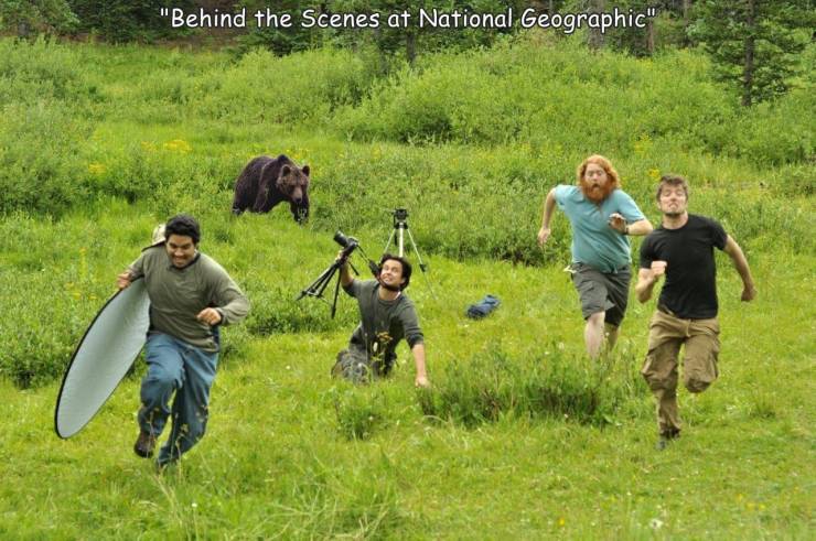fun pics - cool images - funny photographer - "Behind the Scenes at National Geographic"