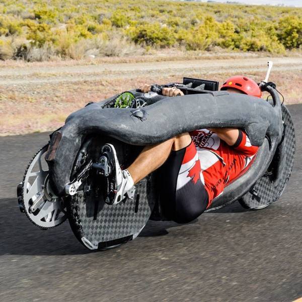 fun randoms - fastest human powered vehicle - Eyra