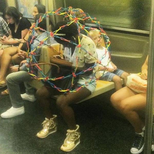 fun randoms - more hilarious photos of anti social commuters