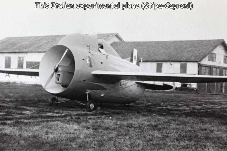 fun randoms - This Italian experimental plane StipaCaproni