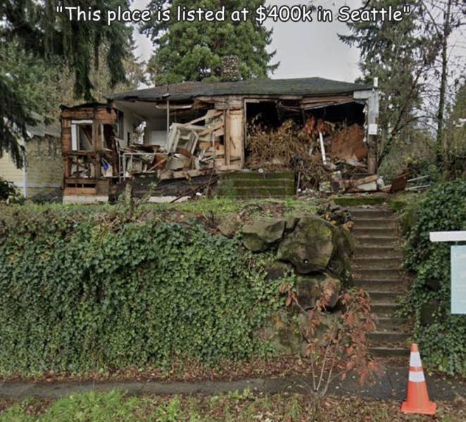 fun randoms - cottage - 'This place is listed at $ in Seattle