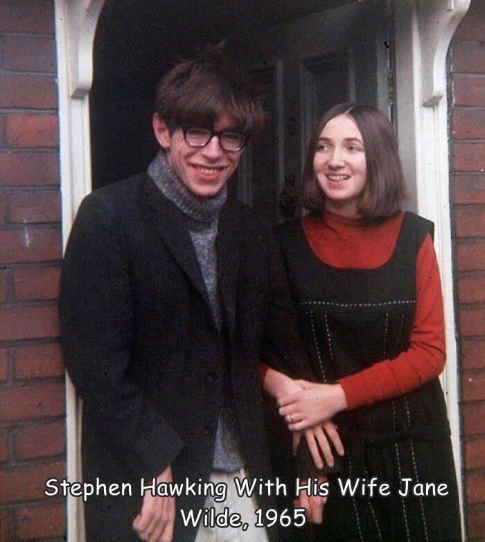 fun randoms - stephen hawking jane wilde - Stephen Hawking With His Wife Jane Wilde, 1965