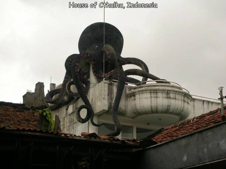 fun randoms - octopus house - House of Cthulhu, Indonesia 212 1