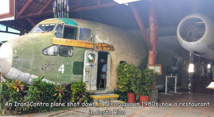 fun randoms - el avion - Uuu.cosilaverde.com Pull Bar El Auch 4 An IranContra plane shot down in Nicaragua in 1980s, now a restaurant in Costa Rica