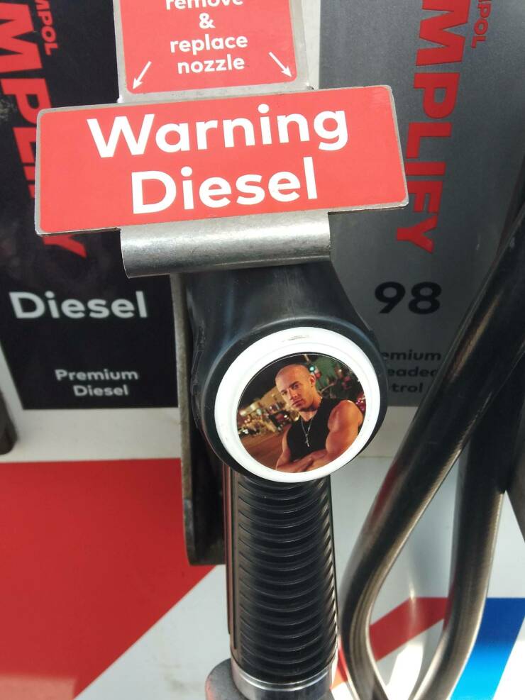 fun randoms Mipol & replace nozzle Ipol Me Warning Diesel Diesel 98 Premium Diesel emium paded trol