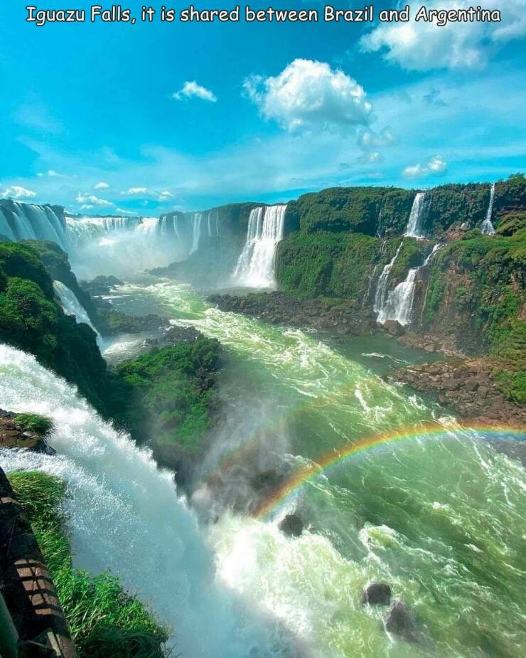 fun randoms - iguazu falls - Iguazu Falls, it is d between Brazil and Argentina